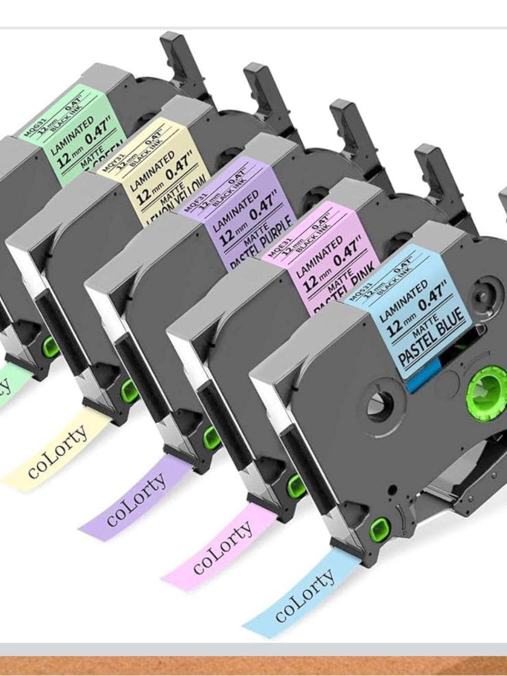 Replace for Brother P-Touch Label Maker Tape Ptouch TZe TZ Tape 12mm 0.47